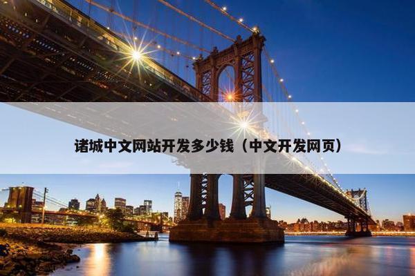 诸城中文网站开发多少钱（中文开发网页）