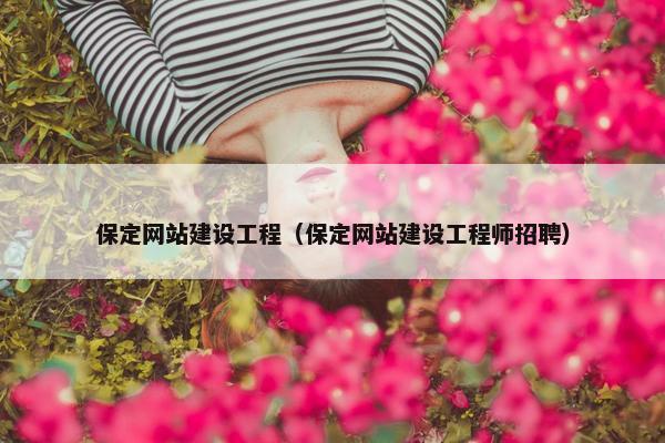 保定网站建设工程（保定网站建设工程师招聘）