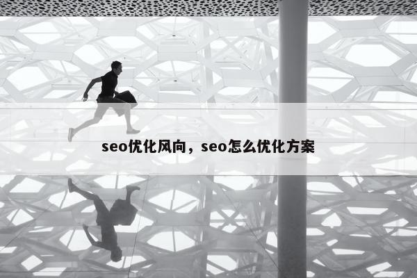 seo优化风向，seo怎么优化方案