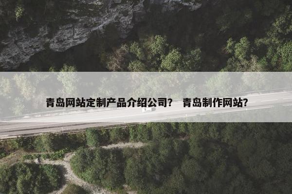 青岛网站定制产品介绍公司？ 青岛制作网站？