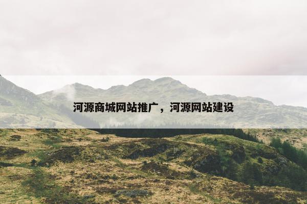 河源商城网站推广，河源网站建设